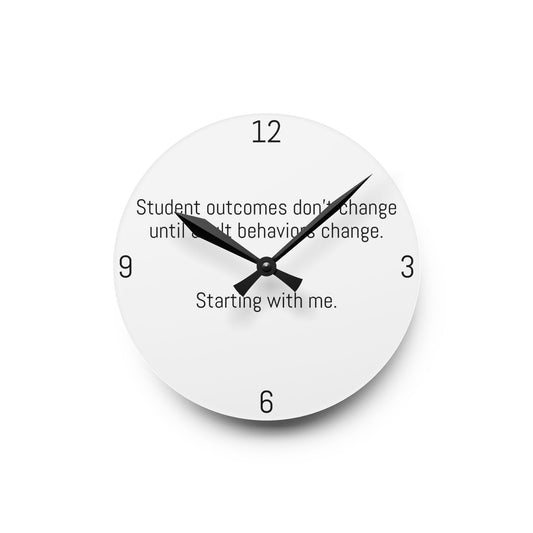 Student Outcomes Focused Clock
