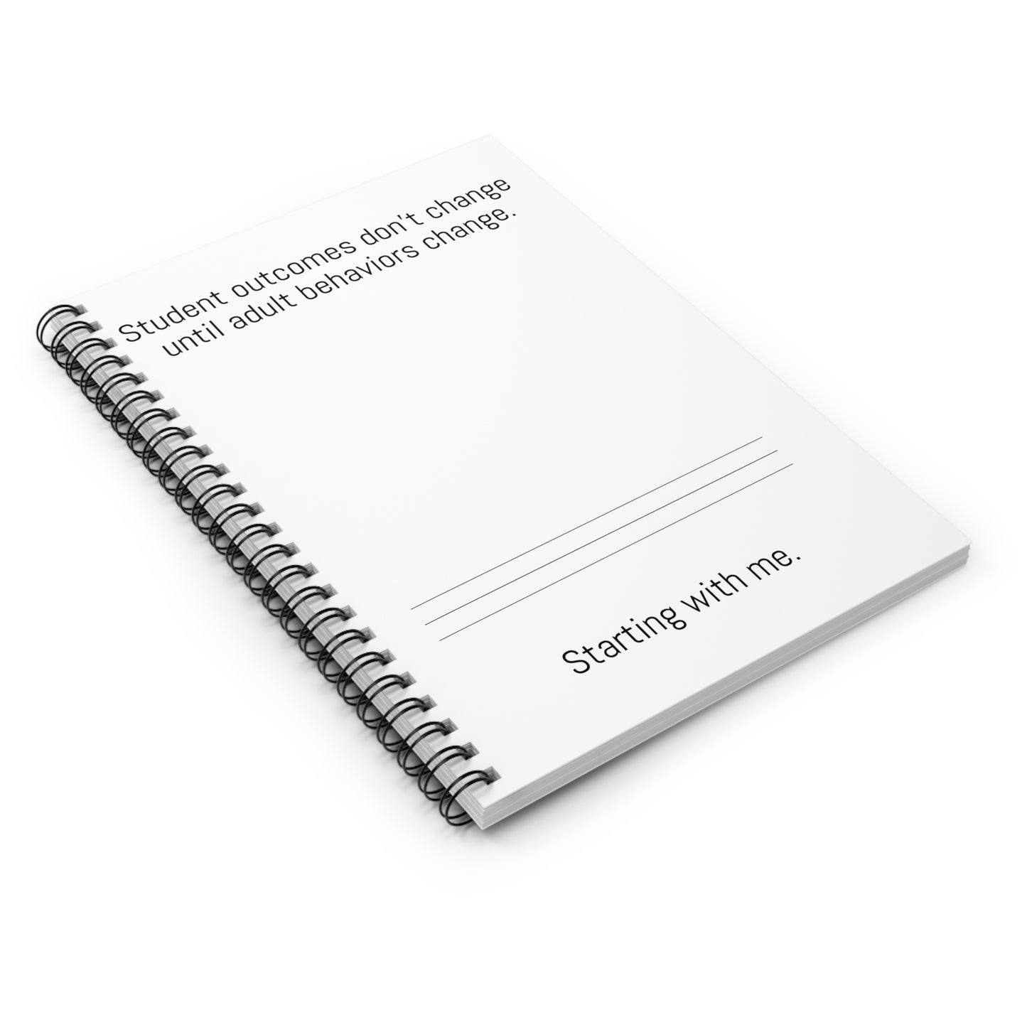 Student Outcomes Focused Spiral Notebook