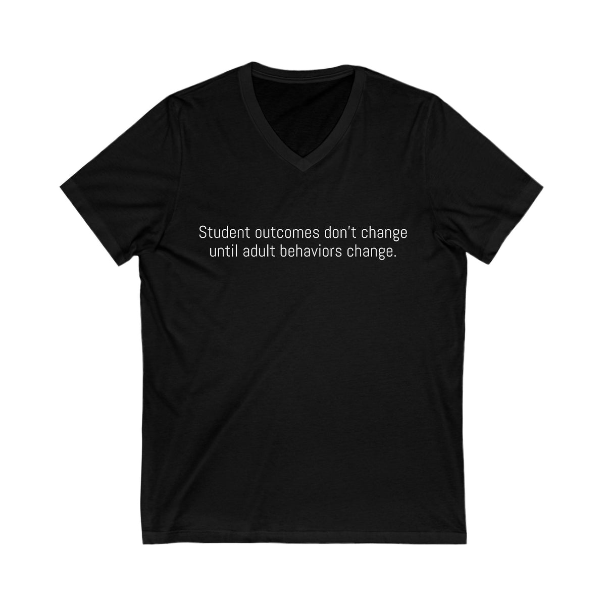 Student Outcomes Focused V-Neck Tee