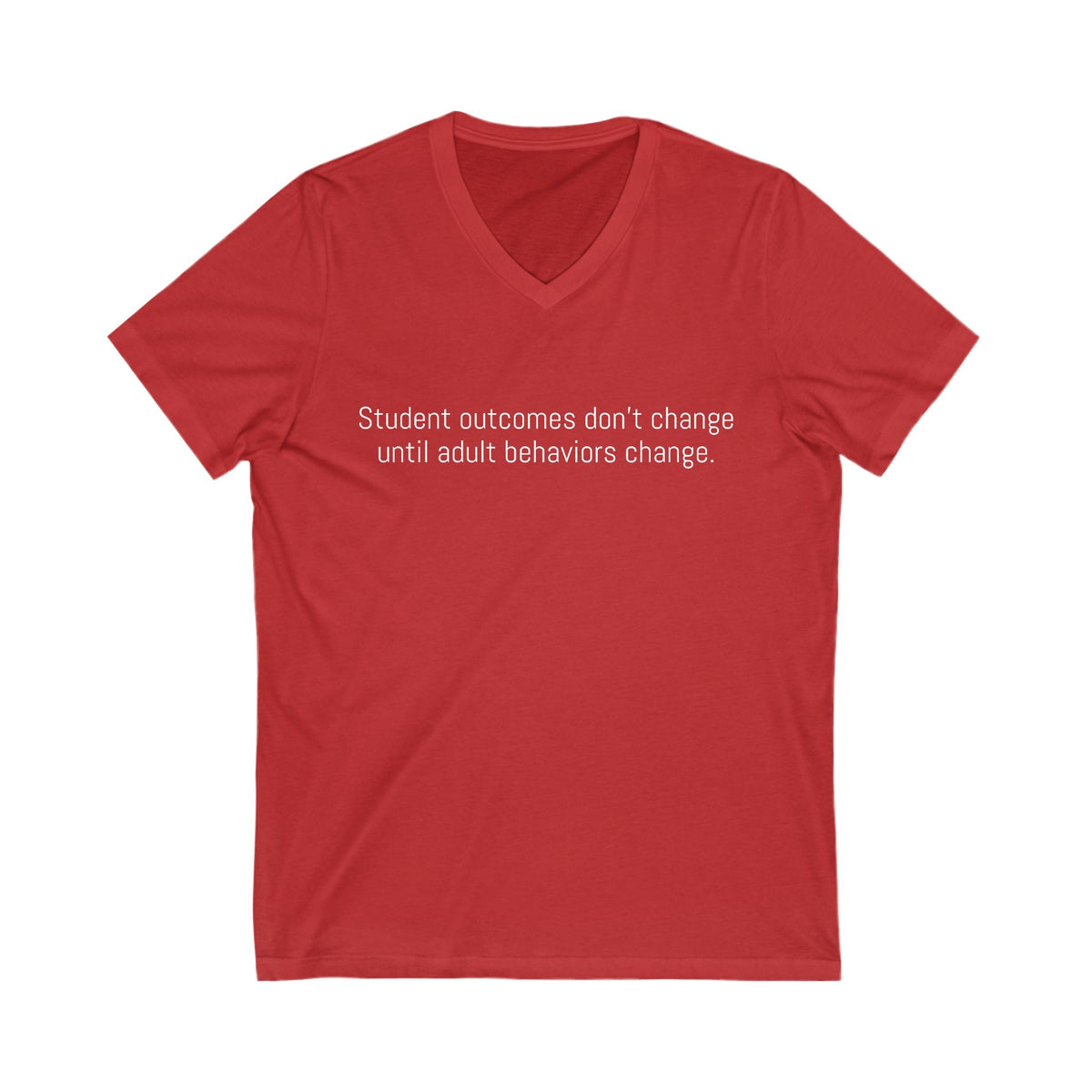 Student Outcomes Focused V-Neck Tee